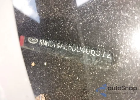 2013 Hyundai Accent Gls из США, поврежденный, VIN KMHCT4AE6DU406512